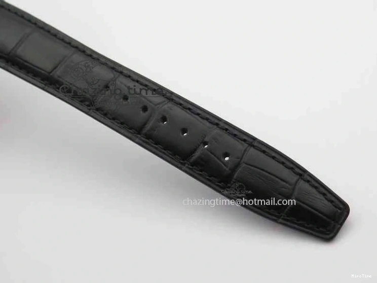 MIROTIME 0415 Portuguese IW3714 Diam ZF V2 1:1 Best Edition Black Dial On Black Leather Strap A79350 (Slim Movement) Lightweight 7245